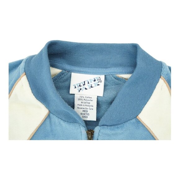 Vintage Irvine Park Full Zip‎ Sweater - Blue and White - Men’s Size Medium - Picture 6 of 6